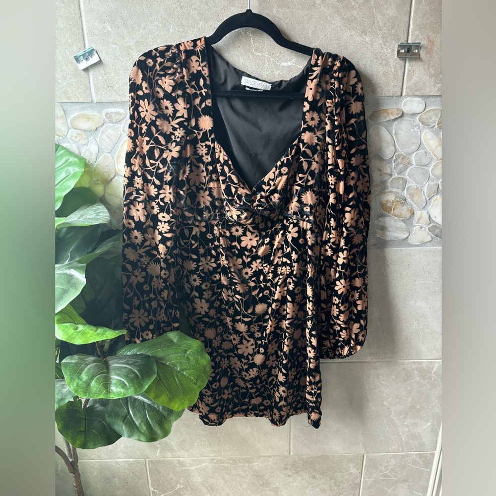 Saylor FP Velvet Mini Dress
